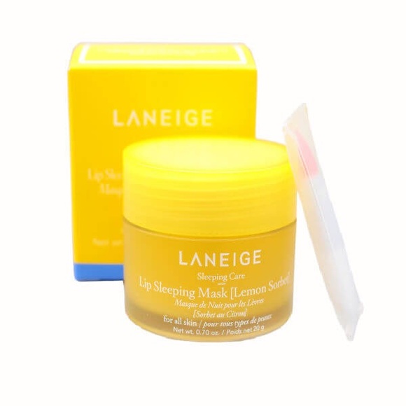 ISO LANEIGE LIP SLEEPING MASK FLAVORS: LEMON SORBET, GINGERSNAP, & PUMPKIN SPICE - Picture 7 of 16